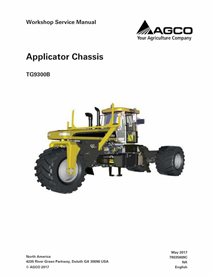 Manual de serviço da oficina em pdf do chassi de flutuação Challenger TG9300B - Challenger manuais - AGCO-79035609C-WSM-EN