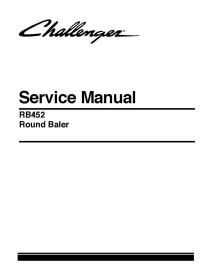 Challenger RB452 baler service manual - Challenger manuals - CHAL-79033773A