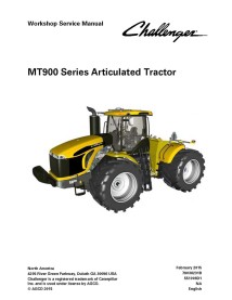 Challenger MT900 Series, MT955E, MT965E, MT975E tractor workshop service manual - Challenger manuals - CHAL-79036231