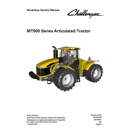 Manuel d'entretien de l'atelier du tracteur Challenger MT900 Series, MT955E, MT965E, MT975E - Challenger manuels - CHAL-79036231