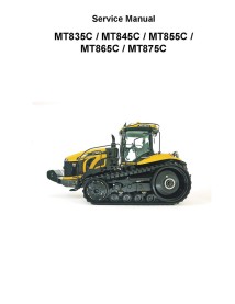 Manuel d'entretien du tracteur Challenger MT835C, MT845C, MT855C, MT865C, MT875C - Challenger manuels