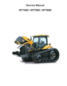 Challenger MT745D, MT755D, MT765D manual de servicio del tractor - Challenger manuales