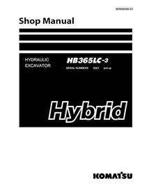 Komatsu HB365LC-3 excavator pdf shop manual  - Komatsu manuals - KOMATSU-SEN06598-03