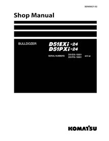 Komatsu D51EXi-24, D51PXi-24 dozer pdf shop manual  - Komatsu manuals - KOMATSU-SEN06621-02