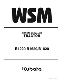 Kubota B1220, B1620, B1820 tractor pdf workshop manual ES - Kubota manuals - KUBOTA-9Y111-02773-WSM-ES