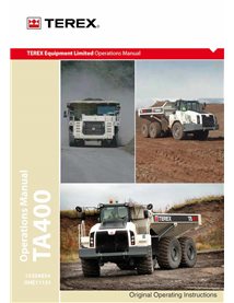 Manual del operador del camión articulado Terex TA400 en pdf - Terex manuales - TEREX-15504854-OHE11151-OM-EN