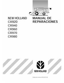 Manuel de réparation PDF de la moissonneuse-batteuse New Holland CR920, CR940, CR960, CR970, CR980 ES - New Holland Construct...