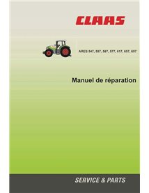 Claas ARES 547, 557, 567, 577, 617, 657, 697 tracteur pdf manuel de réparation ES - Claas manuels - CLA-6005031192-RM-ES