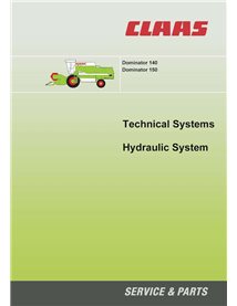 Claas Dominator 150, 140 combina manual de sistemas técnicos em pdf - Claas manuais - CLA-2931511-TSHS-EN