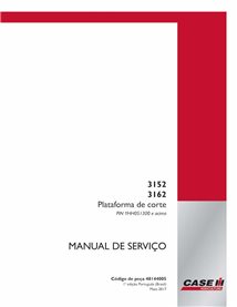 Case 3152, 3162 manuel d'entretien pdf pour tête de tapis PT - Case IH manuels - CASE-48144005-SM-PT