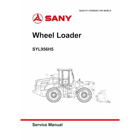 Sany SYL956H5 wheel loader pdf service manual  - SANY manuals - SANY-SYL956H5-SM-EN