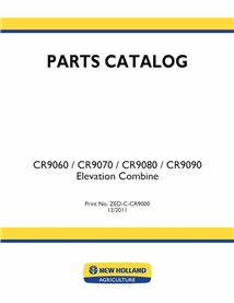 Catalogue de pièces PDF pour moissonneuse-batteuse New Holland CR9060, CR9070, CR9080, CR9090 - New Holland Agriculture manue...