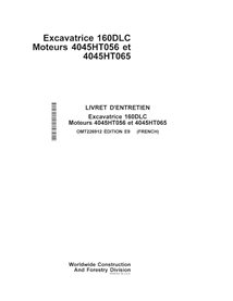 JD-OMT226912-FR John Deere 160DLC excavator operator's manual FR (OMT226912)