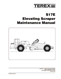 Terex S17E scraper maintenance manual - Terex manuals - TEREX-SM2047