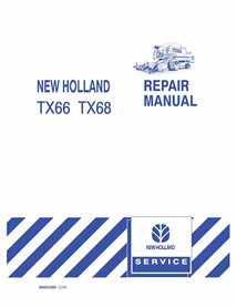 Manual de reparación en pdf de la cosechadora New Holland TX66, TX68 - New Holand Agricultura manuales - NH-86603389-EN