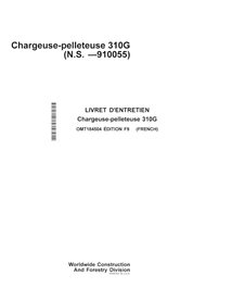 Manuel de l'opérateur de la chargeuse-pelleteuse John Deere 310G pdf FR - John Deere manuels - JD-OMT184504-FR