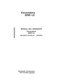 Manual del operador de la excavadora John Deere 225DLC pdf ES - John Deere manuales - JD-OMT226916-ES