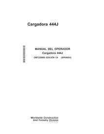 Manual del operador del cargador John Deere 444J pdf ES - John Deere manuales - JD-OMT229865-ES