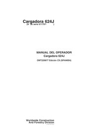 Manuel de l'opérateur pdf du chargeur John Deere 624J ES - John Deere manuels - JD-OMT229877-ES