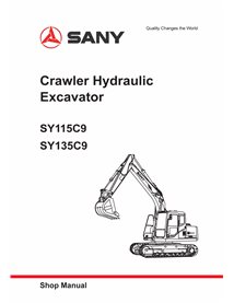 Manual de loja em pdf da escavadeira Sany SY115C9, SY135C9 - Sany manuais - SANY-SY115-135C9-SM-EN