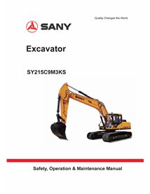 SANY-SY215C9M3KS-OM Sany SY215C9 M3KS excavator pdf operation and maintenance manual
