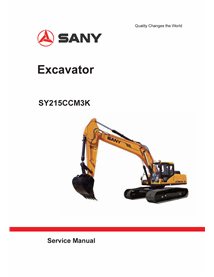 Manual de serviço em pdf da escavadeira Sany SY215CC M3K - Sany manuais - SANY-SY215CCM3K-SM-EN