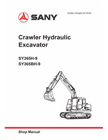 SANY-SY365BH-9-SM Manual de taller de excavadora Sany SY365H-9, SY365BH-9 en pdf
