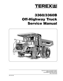 Terex 3360, 3360B off-highway truck service manual - Terex manuals