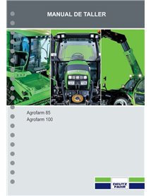 Deutz Fahr AGROFARM 85, 100 tractor pdf workshop manual ES - Deutz Fahr manuals - DEUTZ-AGROFARM-85-100-WM-ES