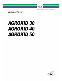 Deutz Fahr AGROKID 30, 40, 50 tractor pdf workshop manual ES - Deutz Fahr manuals - DEUTZ-AGROKID-30-40-50-WM-ES