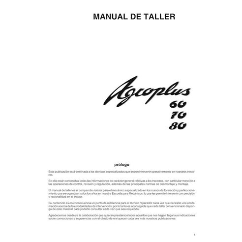 Manuel d'atelier pdf pour tracteur Deutz Fahr AGROPLUS 60, 70, 80 ES - Deutz Fahr manuels - DEUTZ-AGROPLUS-60-80-ES