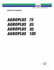 Deutz Fahr AGROPLUS 75, 85, 95, 100 tractor pdf workshop manual DE - Deutz Fahr manuals - DEUTZ-AGROPLUS-75-100-WM-DE