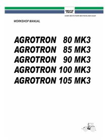 Deutz Fahr AGROTRON 80, 85, 90, 100, 105 MK3 tractor pdf workshop manual  - Deutz Fahr manuals - DEUTZ-AGROTRON-80-105-MK3-WM-EN