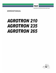 Deutz Fahr AGROTRON 210, 235, 265 tractor pdf workshop manual  - Deutz Fahr manuals - DEUTZ-AGROTRON-210-265-WM-EN