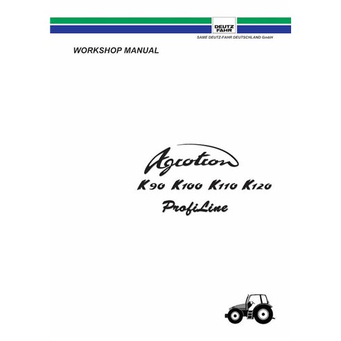 Manuel d'atelier pdf pour tracteur Deutz Fahr AGROTRON K90, K100, K110, K120 - Deutz Fahr manuels - DEUTZ-AGROTRON-K90-120P-W...