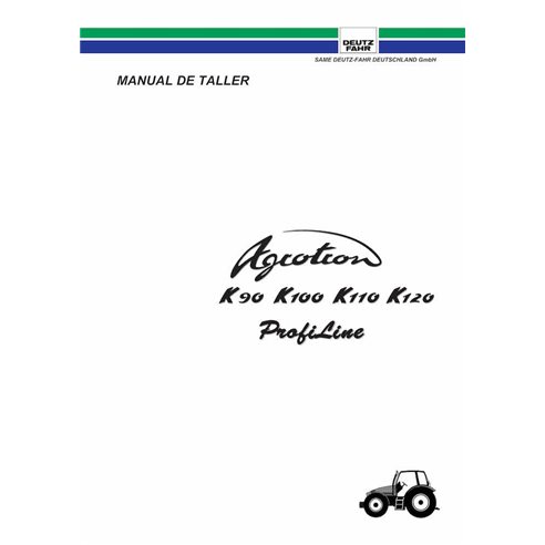 Deutz Fahr AGROTRON K90, K100, K110, K120 tractor pdf workshop manual ES - Deutz Fahr manuals - DEUTZ-AGROTRON-K90-120P-WM-ES