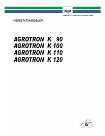 Manuel d'atelier pdf pour tracteur Deutz Fahr AGROTRON K90, K100, K110, K120 DE - Deutz Fahr manuels - DEUTZ-AGROTRON-K90-120...