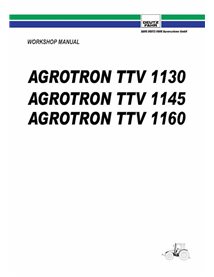 Manuel d'atelier pdf pour tracteur Deutz Fahr AGROTRON TTV1130, TTV1145, TTV1160 - Deutz Fahr manuels - DEUTZ-AGROTRON-TTV113...