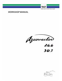 Deutz Fahr AGROVECTOR 26.6, 30.7 tractor pdf workshop manual  - Deutz Fahr manuals - DEUTZ-AGROVECTOR-266-307-WM-EN