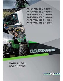 Deutz Fahr AGROFARM 85G, 100G, 115G tractor pdf workshop manual - Deutz Fahr manuals - DEUTZ-AGROFARM-85G-115G-OM-ES