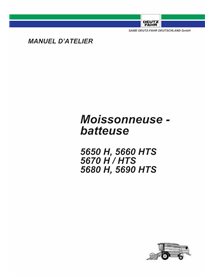 Deutz Fahr 5650H, 5660HTS, 5670H, 5680H, 5690HTS combina manual de oficina em pdf FR - Deutz Fahr manuais - DEUTZ-307113326-W...