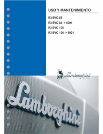 Lamborghini R3 EVO 85, 100 tracteur pdf manuel d'utilisation et d'entretien ES - Lamborghini manuels - LAMBO-307U0032ES206