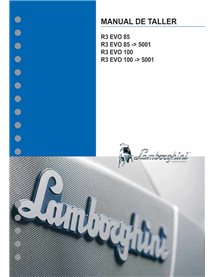 Manuel d'atelier pdf pour tracteur Lamborghini R3 EVO 85, 100 ES - Lamborghini manuels - LAMBO-307W0032ES209