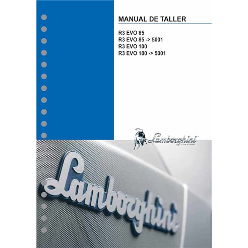 Lamborghini R3 EVO 85, 100 tractor pdf workshop manual ES - Lamborghini manuals - LAMBO-307W0032ES209