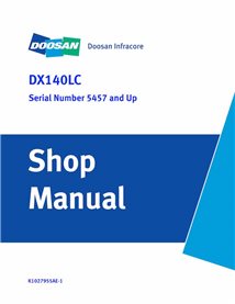 Doosan DX140LC excavator pdf shop manual  - Doosan manuals - DOOSAN-K1027955AE-1-SM-EN