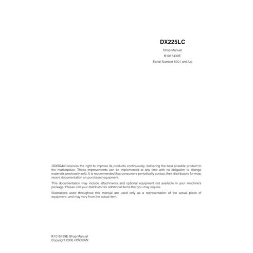 DOOSAN-K1015439E-SM Doosan DX225LC excavator pdf shop manual