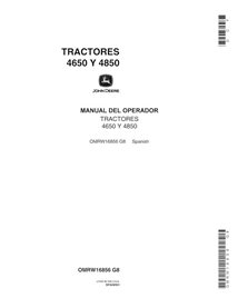 John Deere 4650, 4850 tractor pdf manual del operador ES - John Deere manuales - JD-OMRW16856-ES