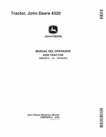 John Deere 4320 Row-Crop tractor pdf operator's manual ES - John Deere manuals - JD-OMR50514-ES