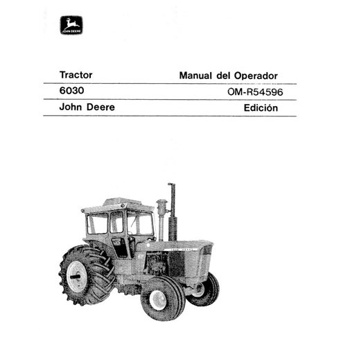 John Deere 6030 tractor pdf manual del operador ES - John Deere manuales - JD-OMR54596-ES
