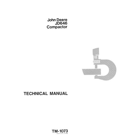Manual técnico do compactador John Deere 646 em pdf - John Deere manuais - JD-TM1073-EN
